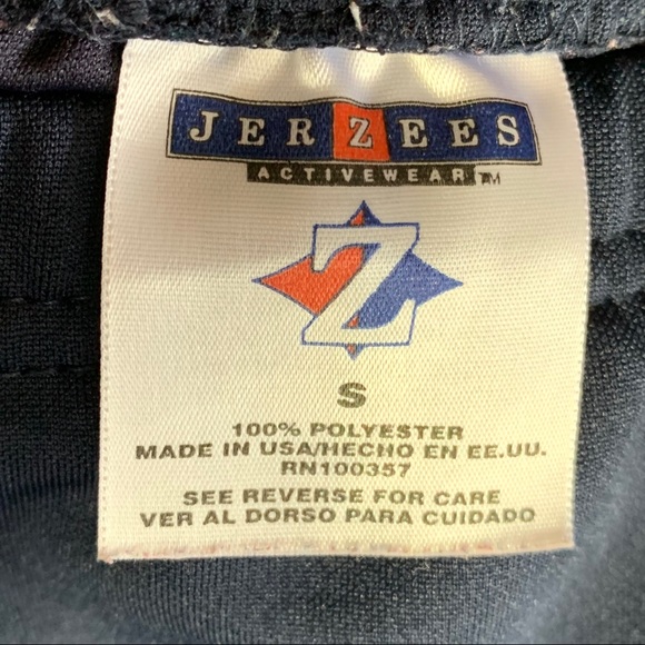 VINTAGE 1998 JERZEES SKORT BLUE WITH RED STRIPE - Picture 7 of 8